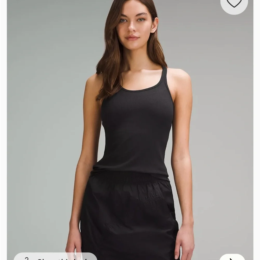 NWT Lululemon Athletica Black Racerback Tank - Picture 2 of 6